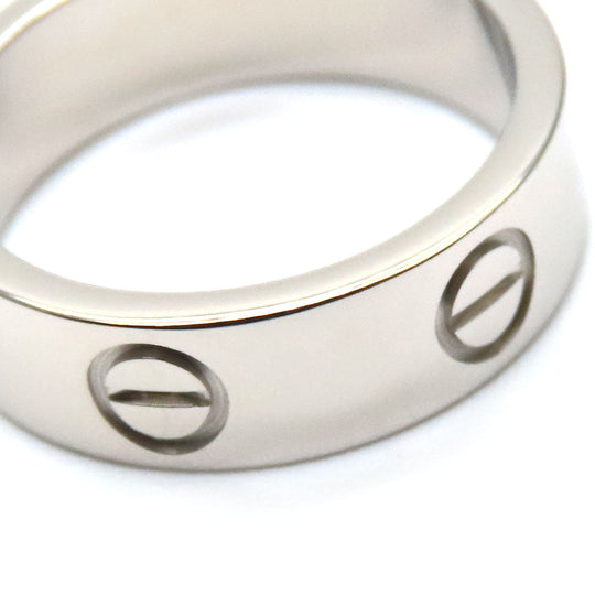 CARTIER Ring K18 white gold White gold love Women Used Authentic