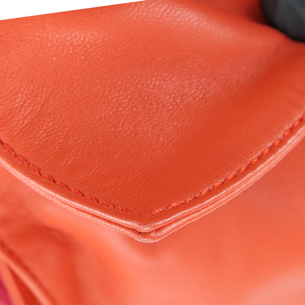 LOEWE Shoulder Bag Nappa leather pink flamenco Women Used Authentic