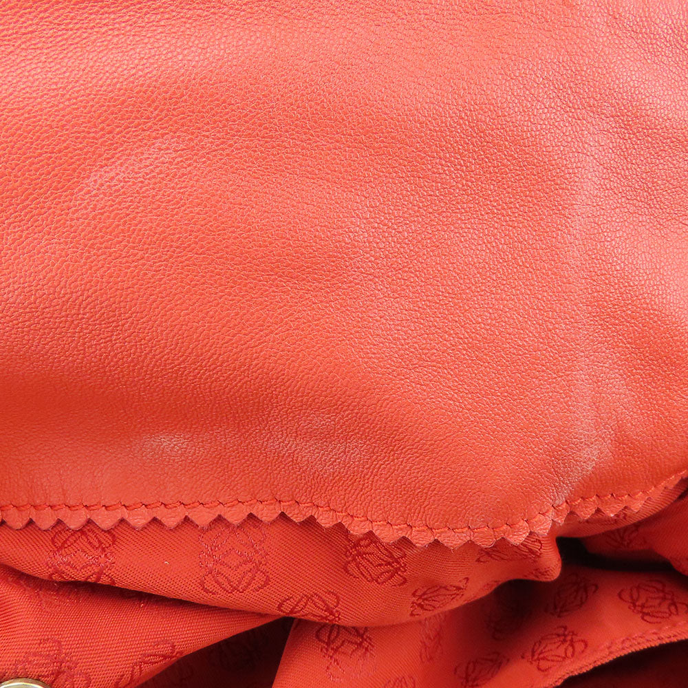 LOEWE Shoulder Bag Nappa leather pink flamenco Women Used Authentic