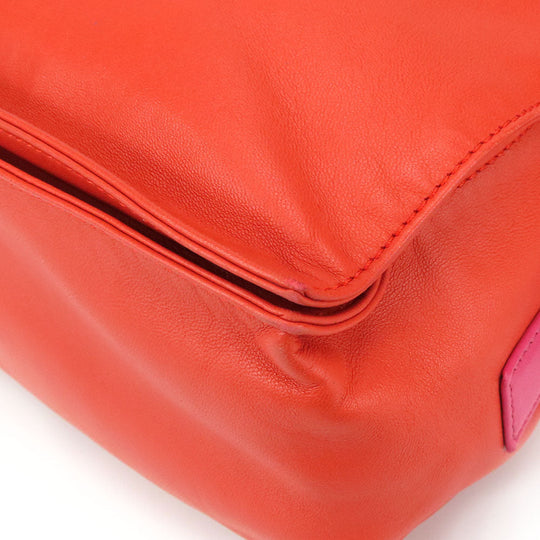 LOEWE Shoulder Bag Nappa leather pink flamenco Women Used Authentic
