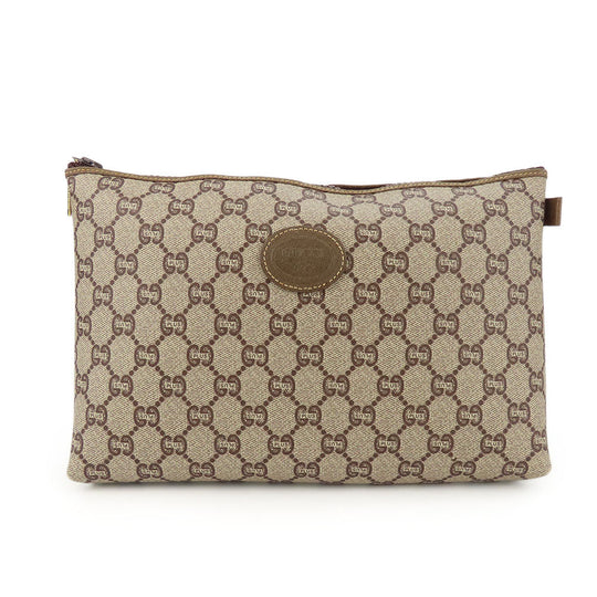 GUCCI business bag GG plus beige Women Used Authentic