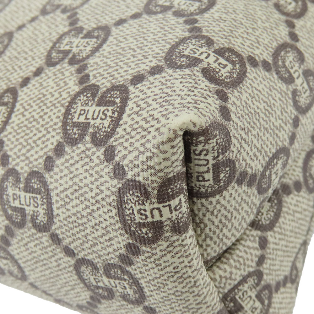 GUCCI business bag GG plus beige Women Used Authentic