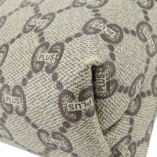 GUCCI business bag GG plus beige Women Used Authentic