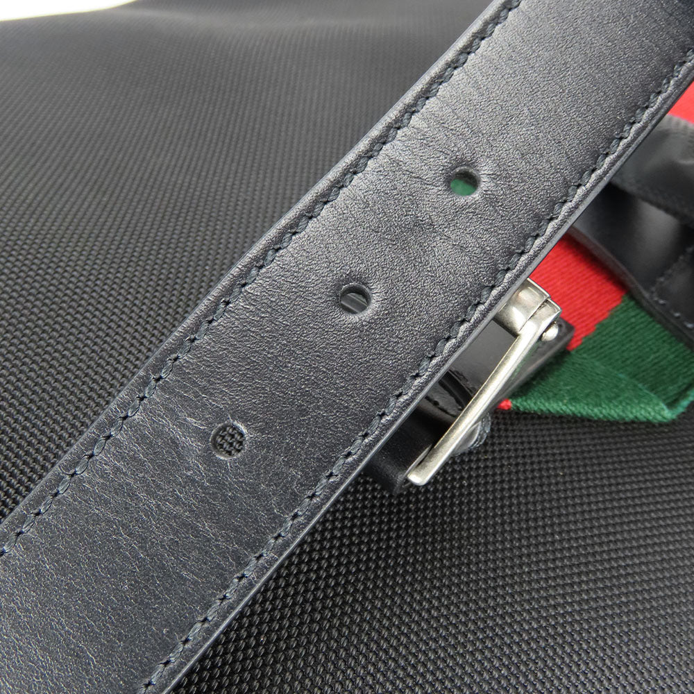 GUCCI Backpack 619749 Jacquard nylon black