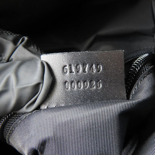 GUCCI Backpack 619749 Jacquard nylon black