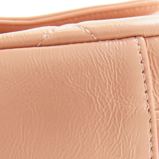 CHANEL Shoulder Bag leather pink Matrasse Women Used Authentic