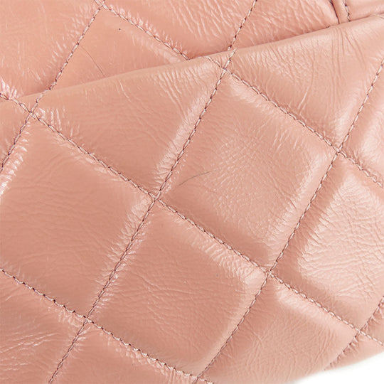 CHANEL Shoulder Bag leather pink Matrasse Women Used Authentic