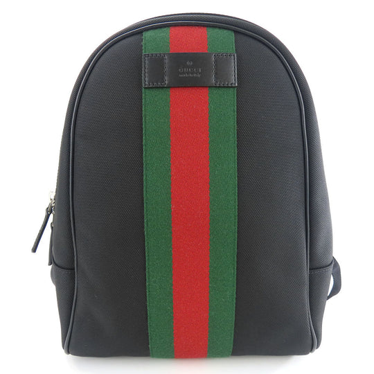 GUCCI Backpack 630917 canvas black Sherry line