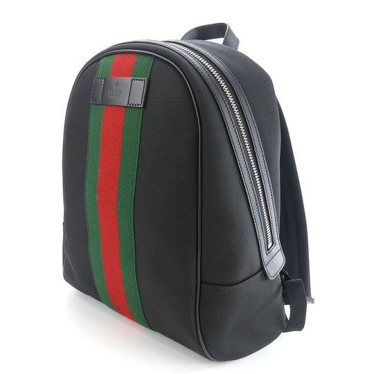 GUCCI Backpack 630917 canvas black Sherry line