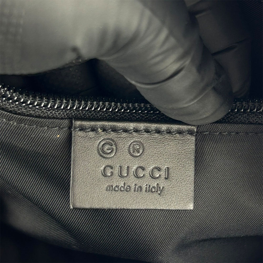 GUCCI Backpack 630917 canvas black Sherry line