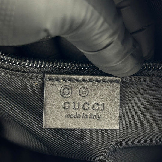 GUCCI Backpack 630917 canvas black Sherry line