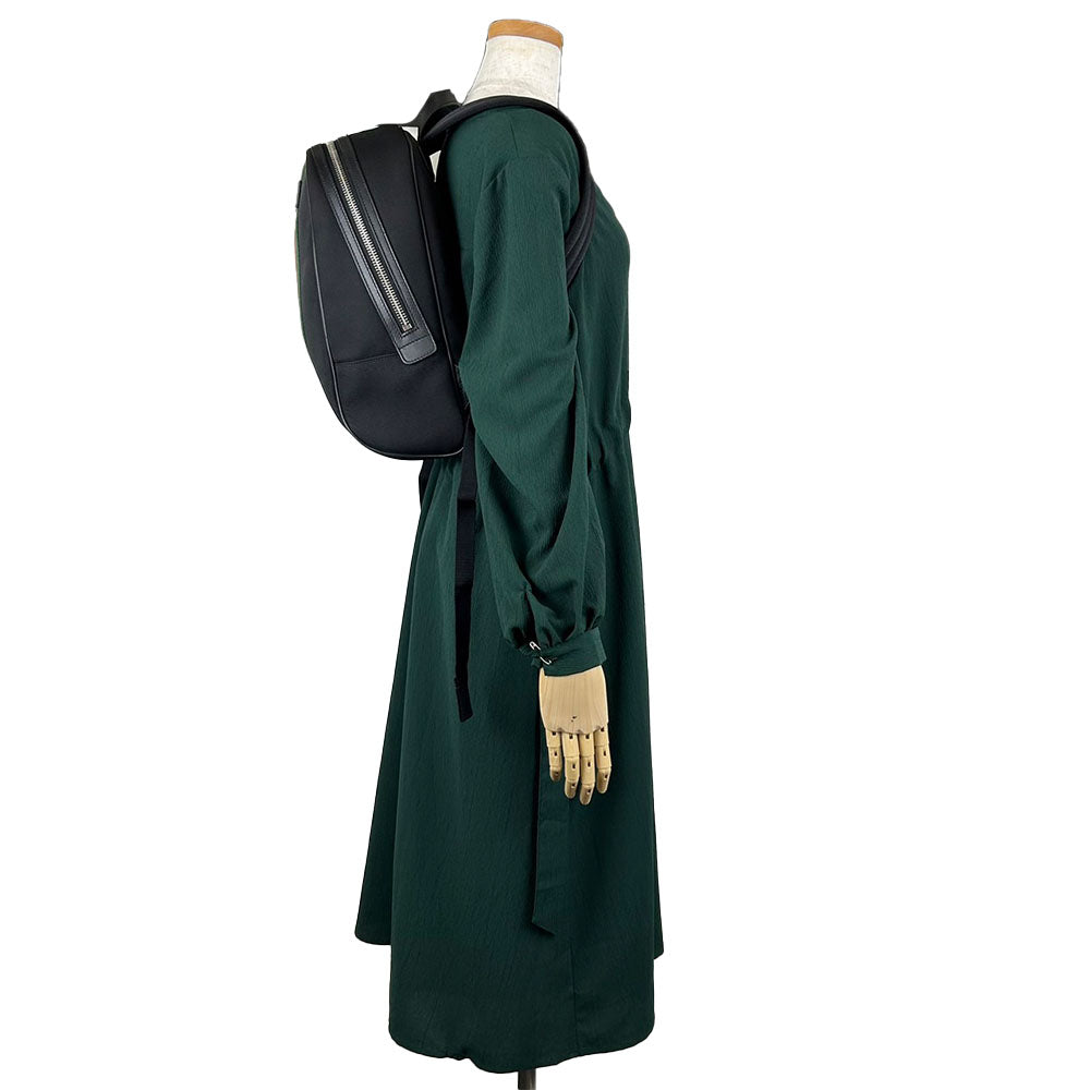 GUCCI Backpack 630917 canvas black Sherry line