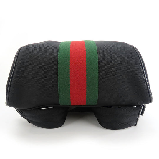 GUCCI Backpack 630917 canvas black Sherry line