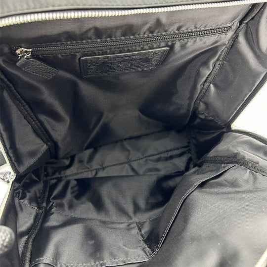 HUNTING WORLD Backpack 551904 Nylon, Coated Canvas black Women Used Authentic