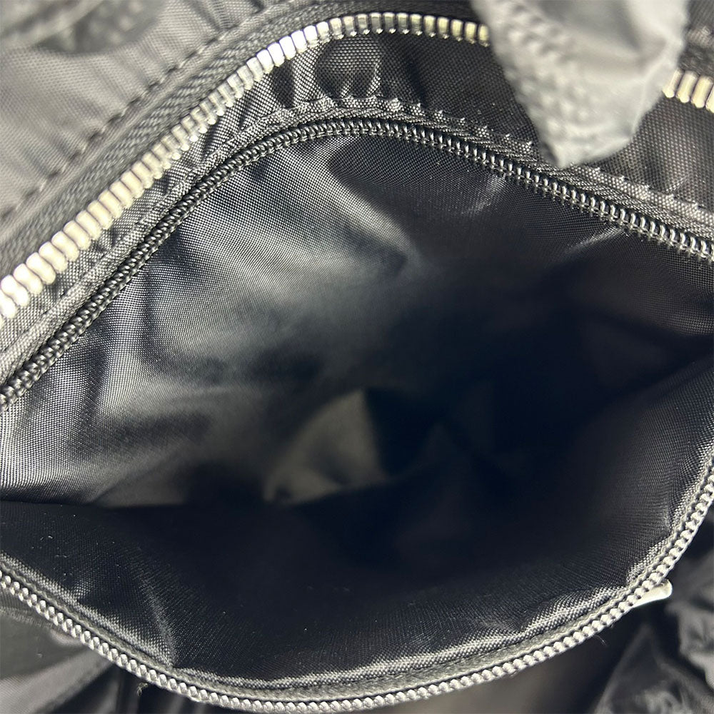 HUNTING WORLD Backpack 551904 Nylon, Coated Canvas black Women Used Authentic