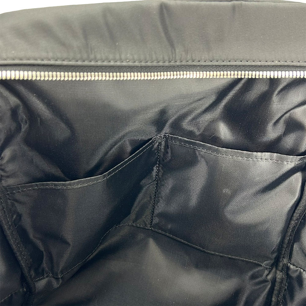 HUNTING WORLD Backpack 551904 Nylon, Coated Canvas black Women Used Authentic