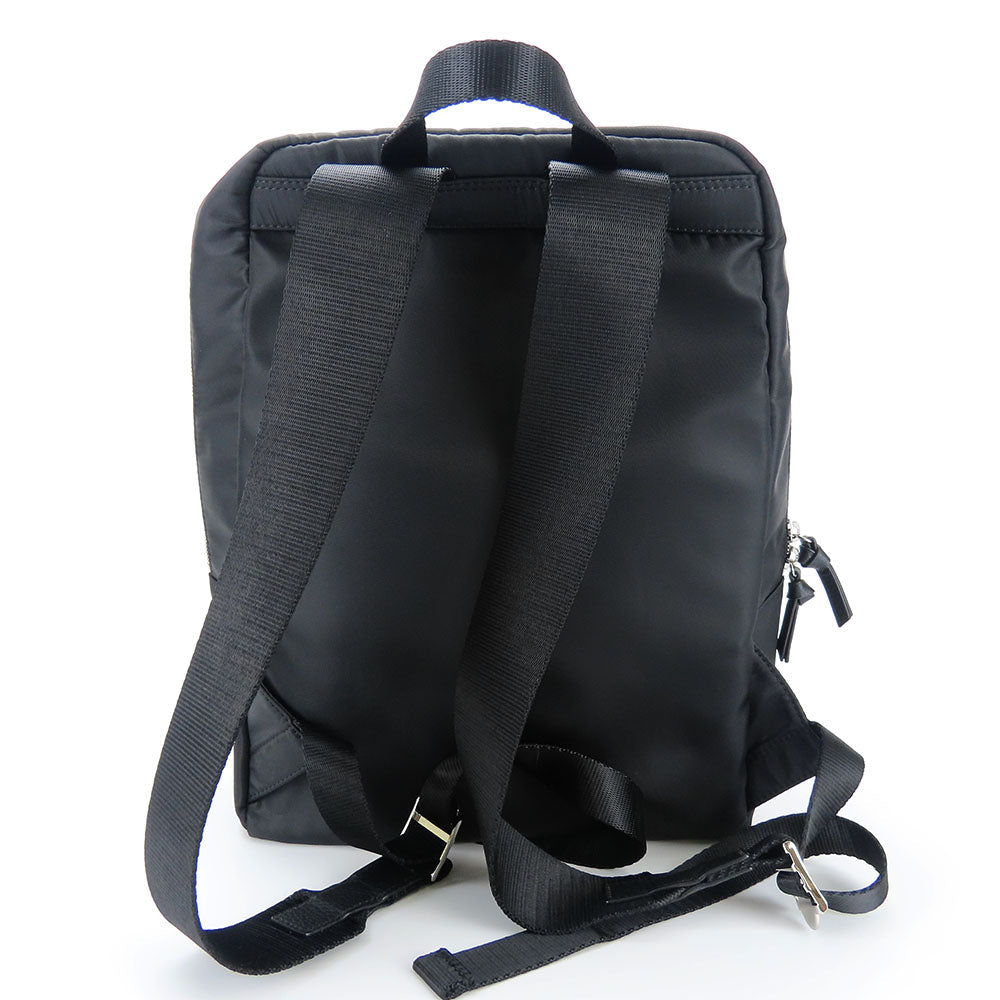 HUNTING WORLD Backpack 551904 Nylon, Coated Canvas black Women Used Authentic