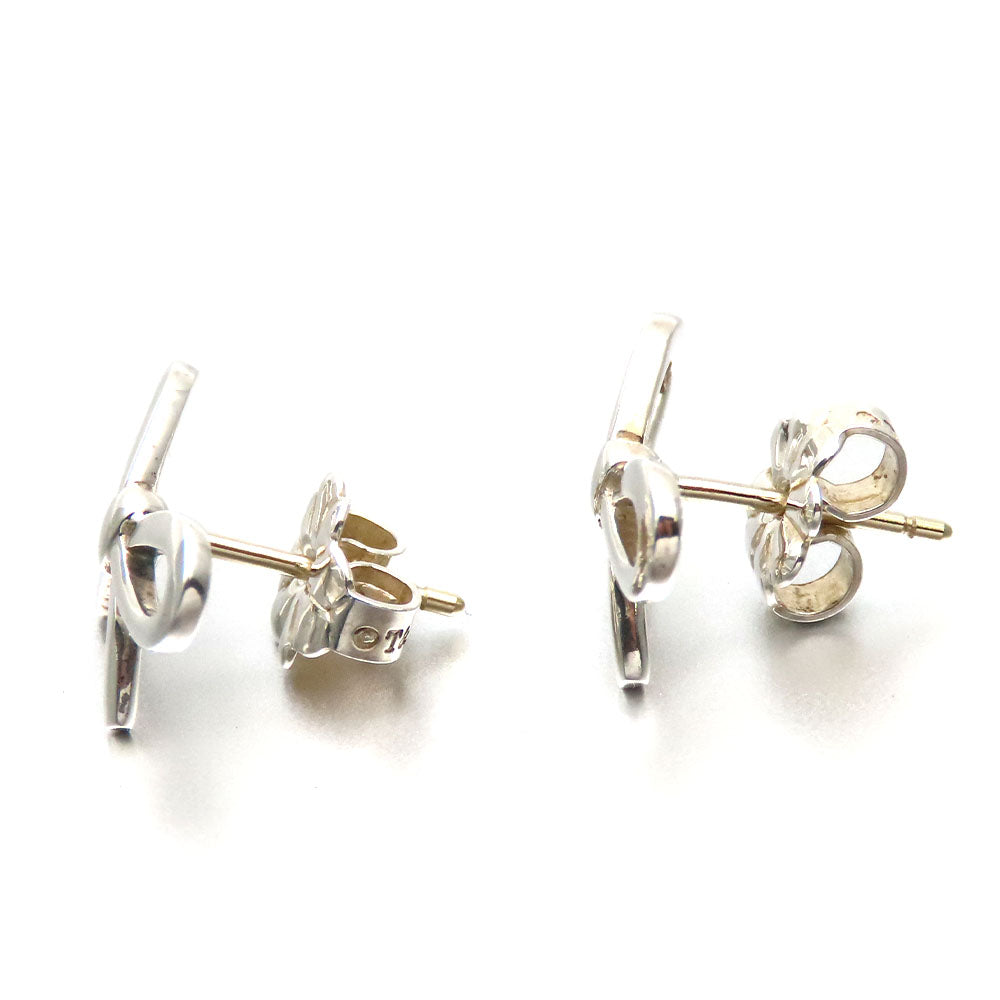 TIFFANY&Co. Pierce Silver925 Silver ribbon Women Used Authentic
