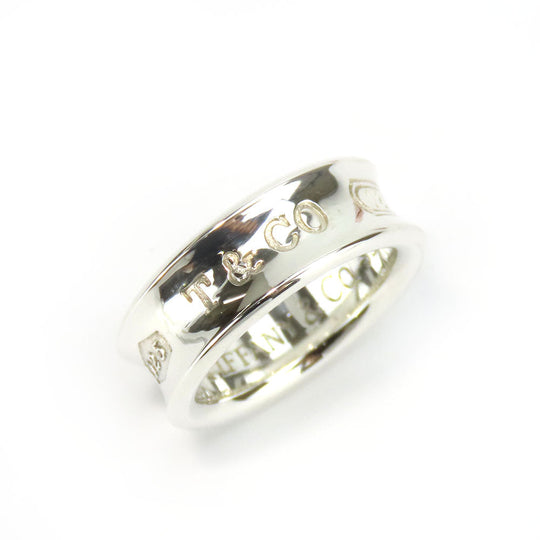 TIFFANY&Co. Ring Silver925 Silver 1837 Narrow Women Used Authentic