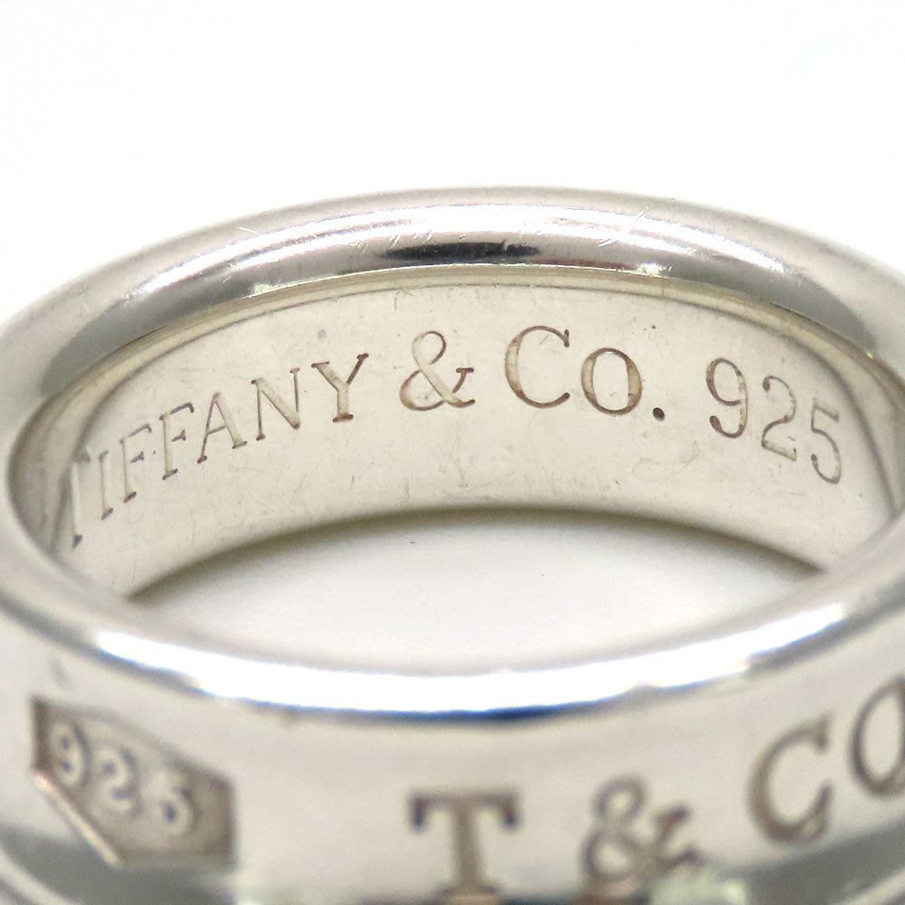 TIFFANY&Co. Ring Silver925 Silver 1837 Narrow Women Used Authentic