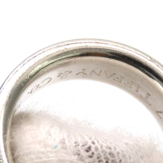 TIFFANY&Co. Ring Silver925 Silver 1837 Narrow Women Used Authentic