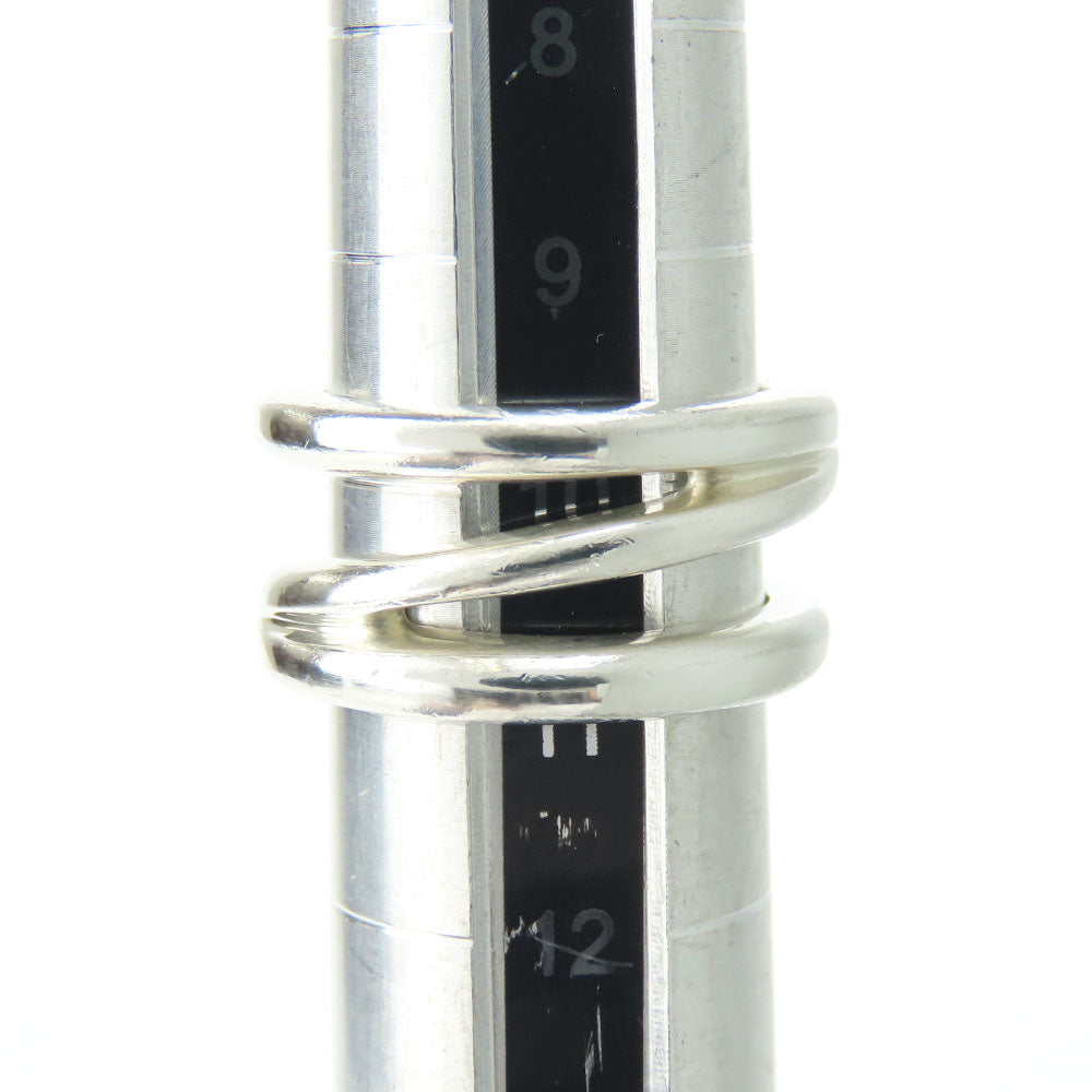 TIFFANY&Co. Ring Silver925 Silver Diagonal