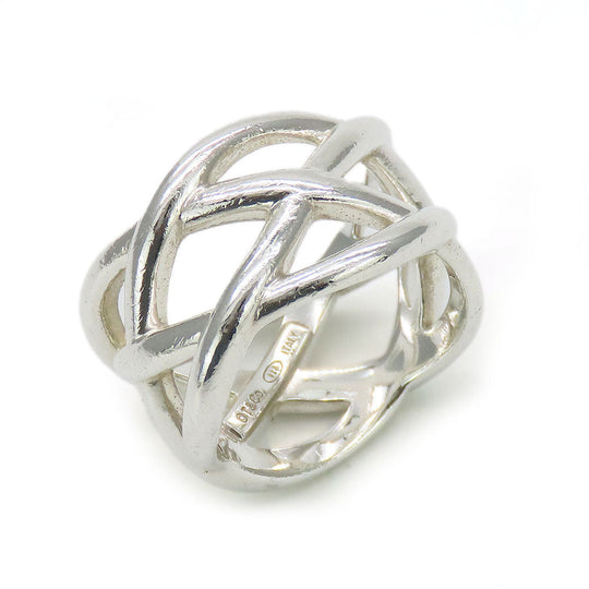 TIFFANY&Co. Ring Silver925 Silver celtic knot Women Used Authentic