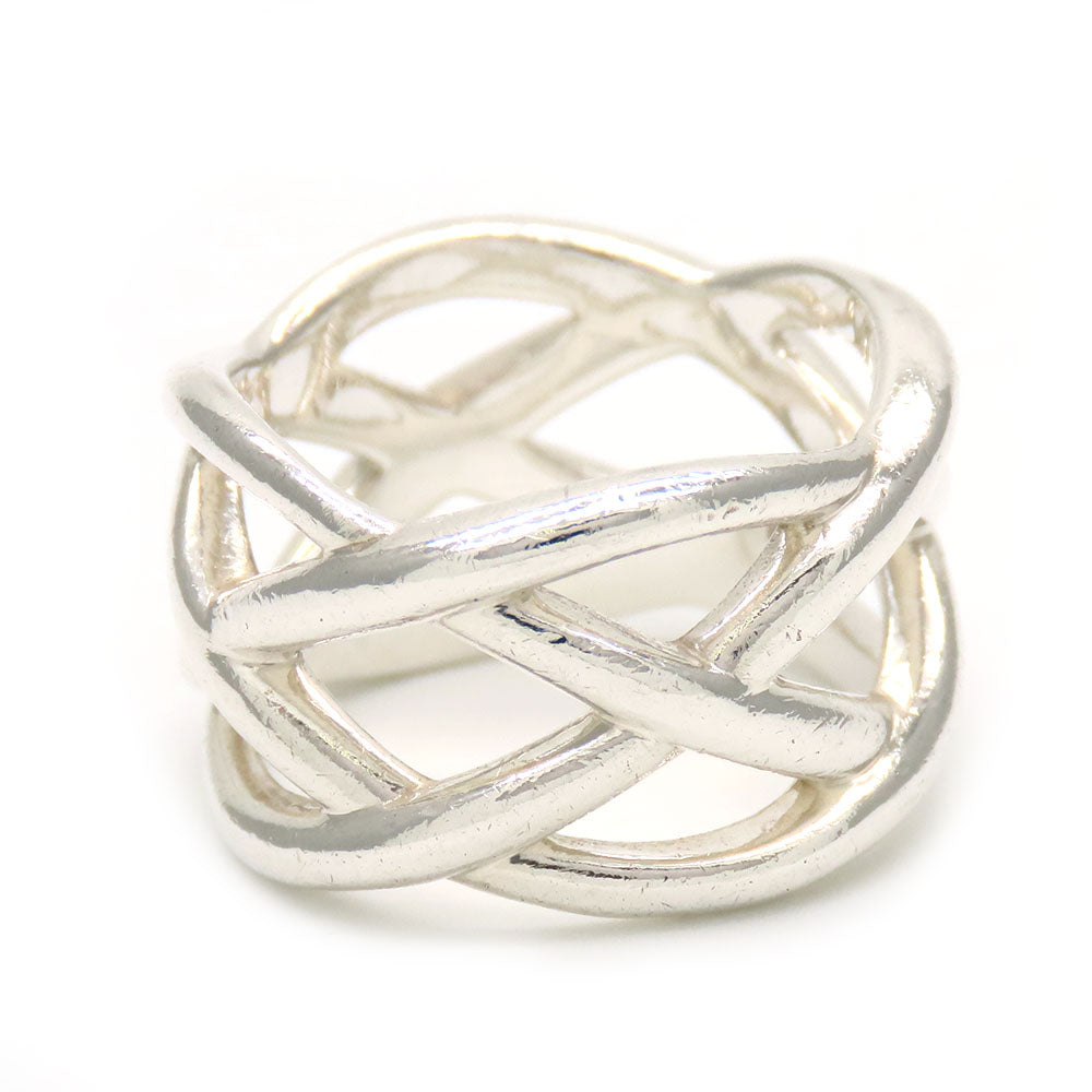 TIFFANY&Co. Ring Silver925 Silver celtic knot Women Used Authentic