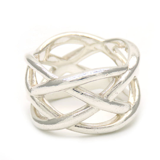 TIFFANY&Co. Ring Silver925 Silver celtic knot Women Used Authentic