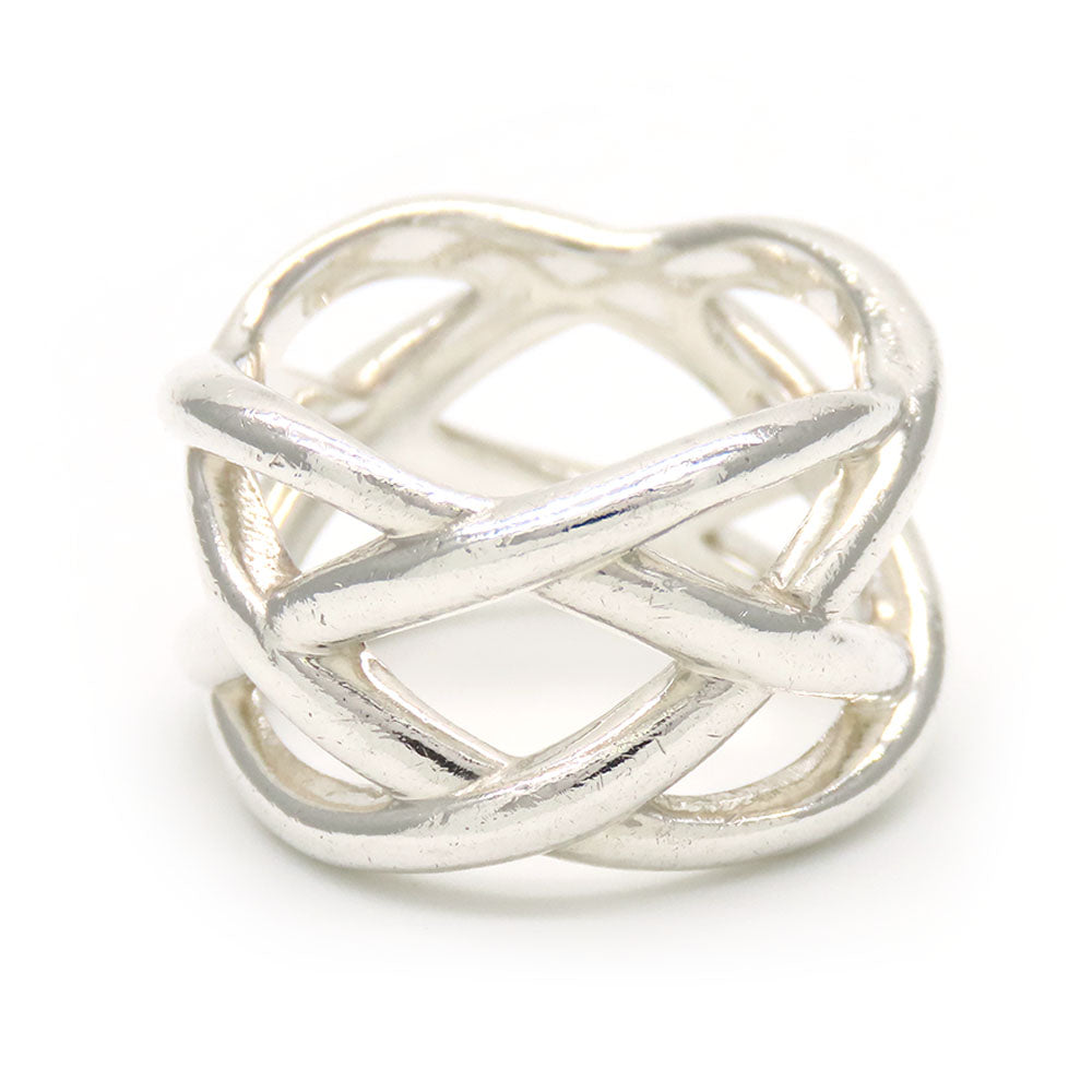 TIFFANY&Co. Ring Silver925 Silver celtic knot Women Used Authentic