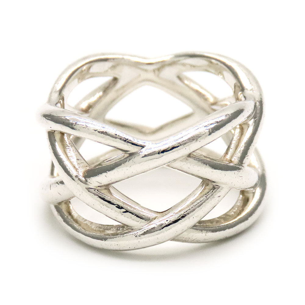 TIFFANY&Co. Ring Silver925 Silver celtic knot Women Used Authentic