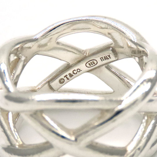 TIFFANY&Co. Ring Silver925 Silver celtic knot Women Used Authentic