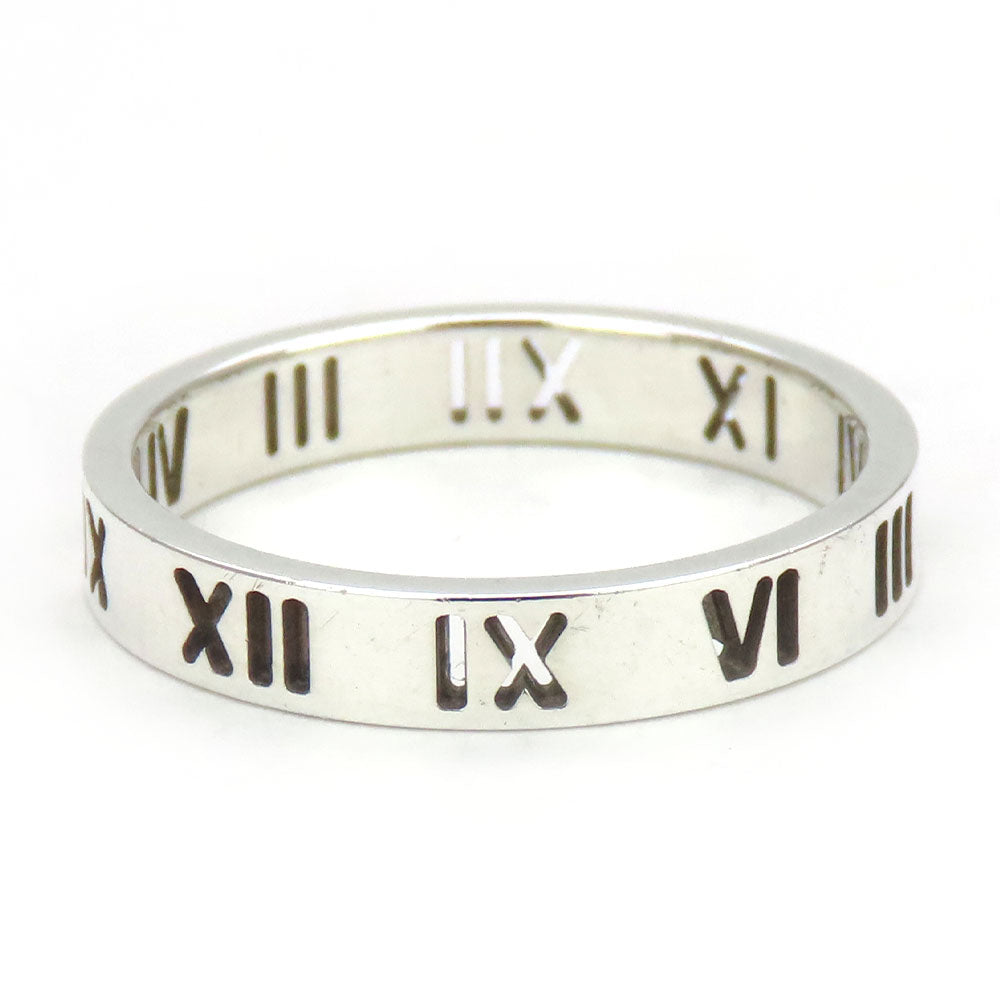 TIFFANY&Co. Ring Silver925 Silver Atlas narrow mens Used Authentic