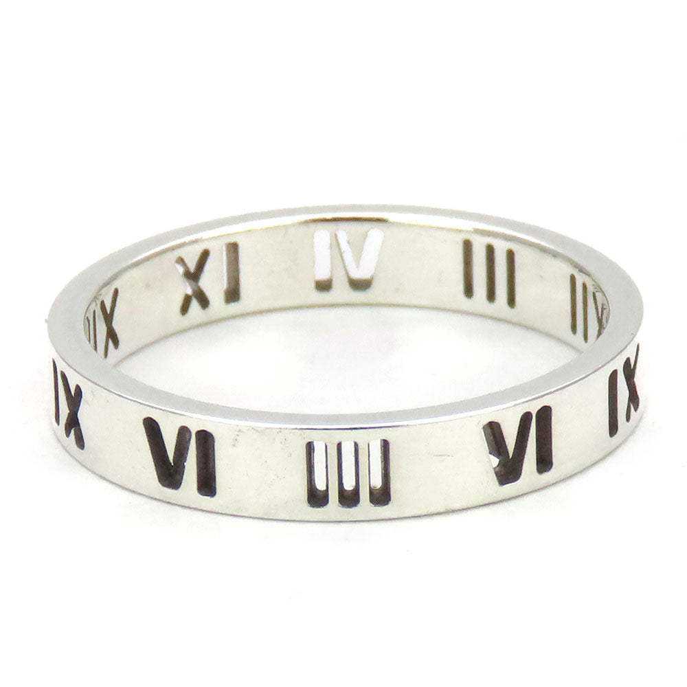 TIFFANY&Co. Ring Silver925 Silver Atlas narrow mens Used Authentic