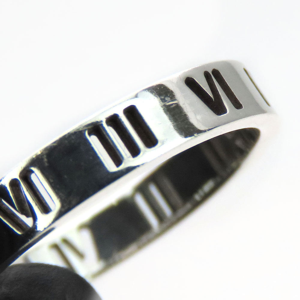 TIFFANY&Co. Ring Silver925 Silver Atlas narrow mens Used Authentic
