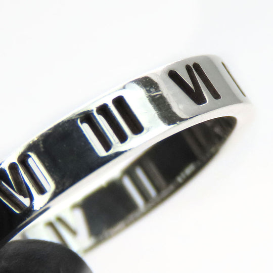 TIFFANY&Co. Ring Silver925 Silver Atlas narrow mens Used Authentic