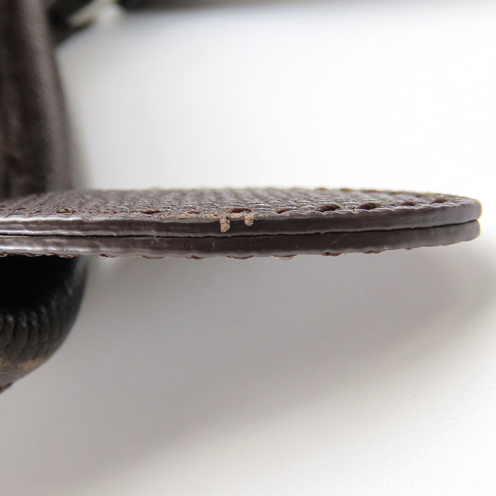 COACH Tote Bag 33480 PVC, Leather Brown Women Used Authentic