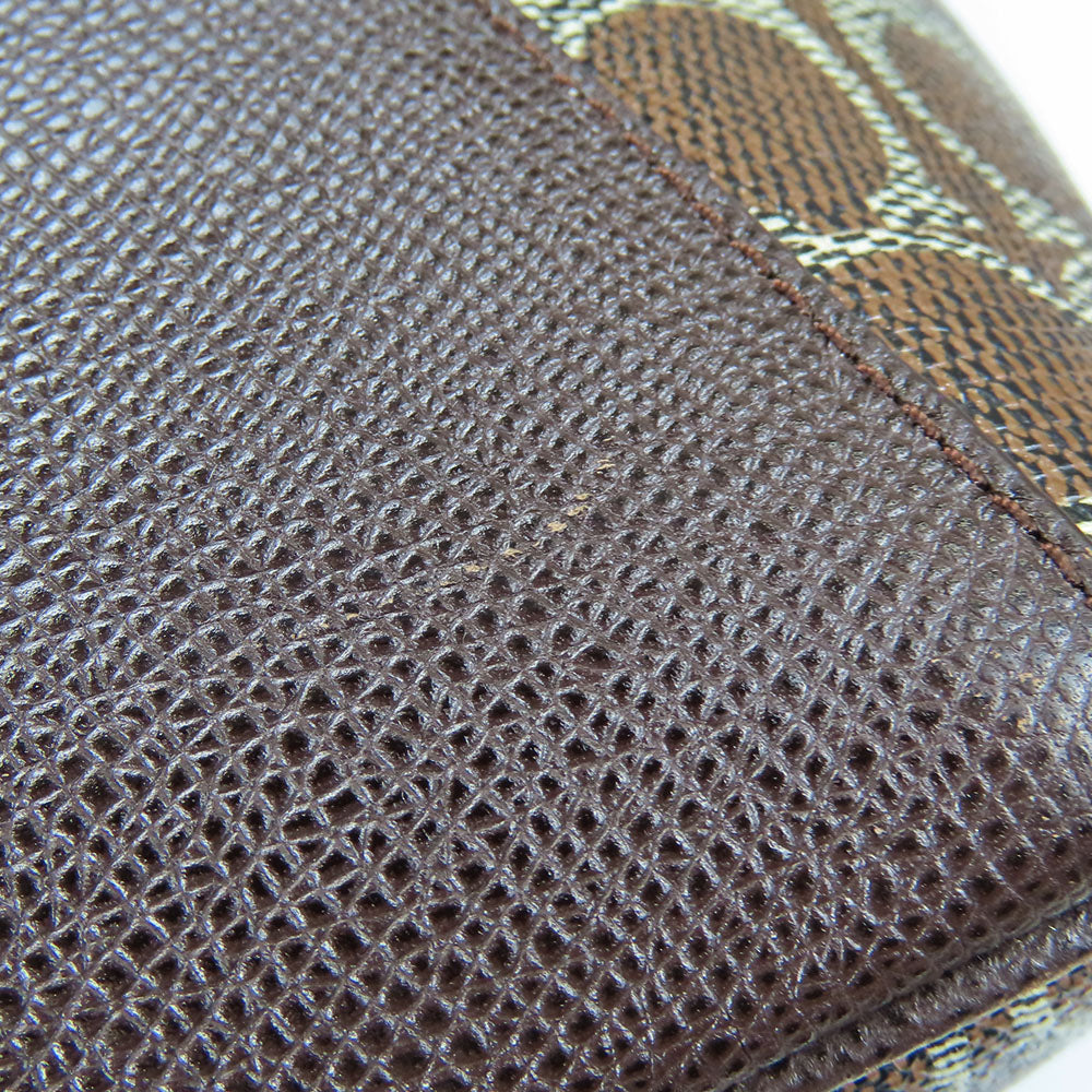 COACH Tote Bag 33480 PVC, Leather Brown Women Used Authentic