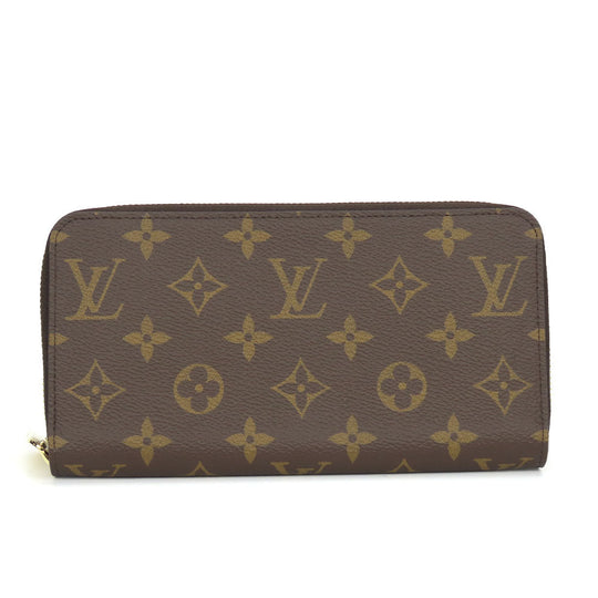 LOUIS VUITTON Long Wallet Purse M42616 Monogram Brown Zippy wallet unisex(Unisex) Used Authentic