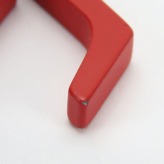 LOUIS VUITTON key ring M63769 metal Red LV Chromatic Portocre Women Used Authentic