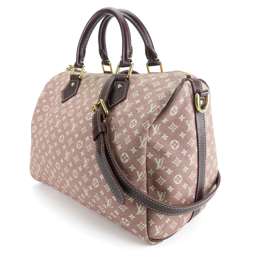 LOUIS VUITTON Handbag M56704 Monogram mini run Bordeauxtype bandouliere Speedy 30 Women Used Authentic