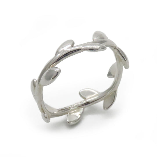 TIFFANY&Co. Ring Silver925 Silver olive Women Used Authentic