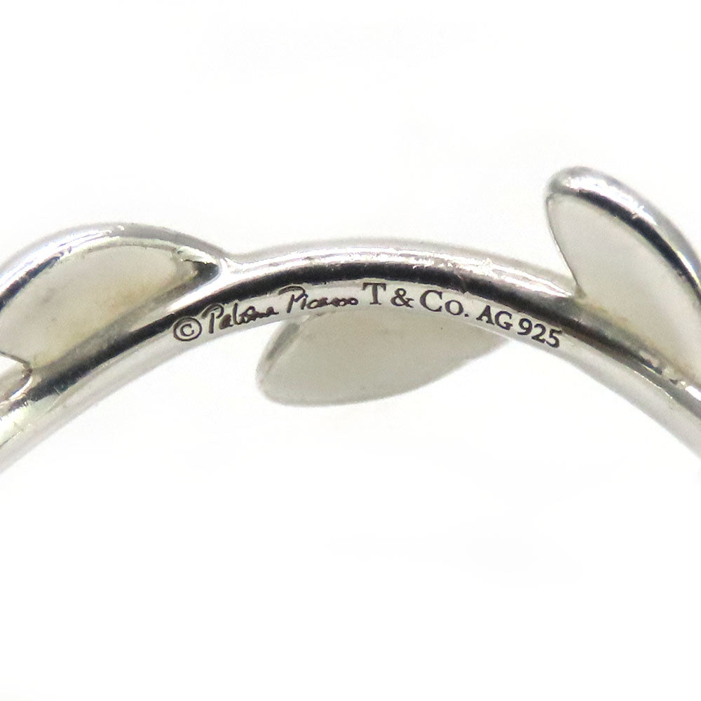 TIFFANY&Co. Ring Silver925 Silver olive Women Used Authentic