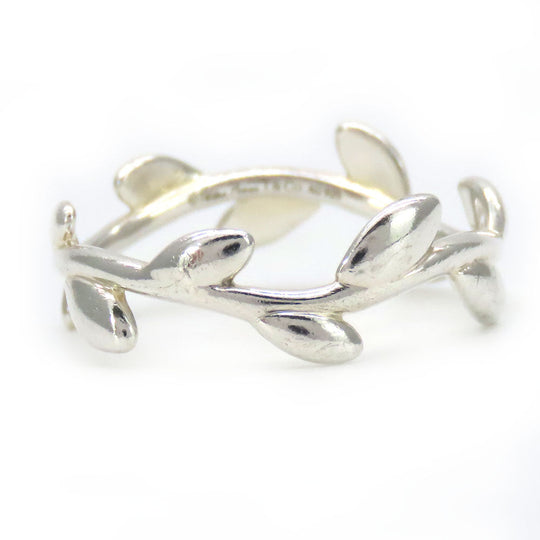 TIFFANY&Co. Ring Silver925 Silver olive Women Used Authentic