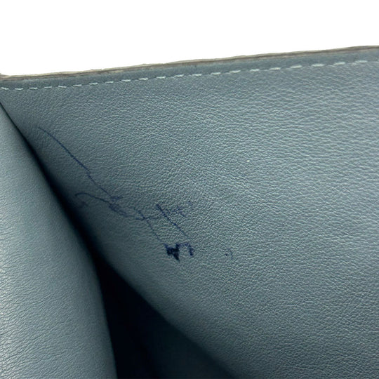 LOEWE Shoulder Bag leather blue Women Used Authentic