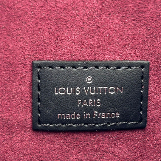 LOUIS VUITTON business bag N60255 Damier Grafitte black Alpha Triple Pouch mens(Unisex) Used Authentic