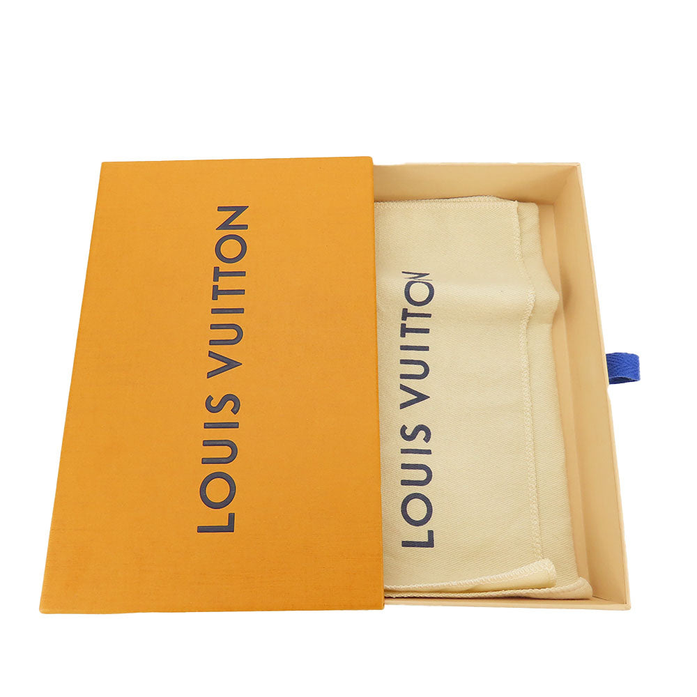 LOUIS VUITTON key ring MP2922 Leather, Monogram yellow Porto Cre LV Scarecrow unisex(Unisex) Used Authentic