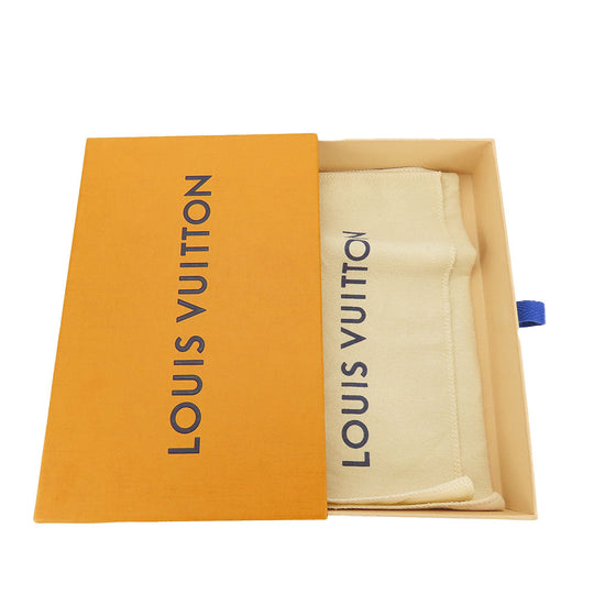 LOUIS VUITTON key ring MP2922 Leather, Monogram yellow Porto Cre LV Scarecrow unisex(Unisex) Used Authentic