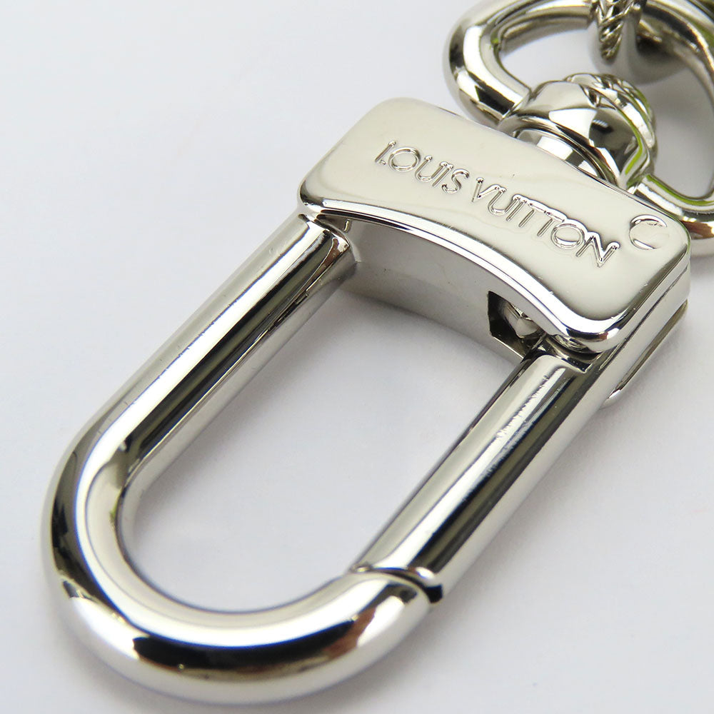 LOUIS VUITTON key ring MP2922 Leather, Monogram yellow Porto Cre LV Scarecrow unisex(Unisex) Used Authentic