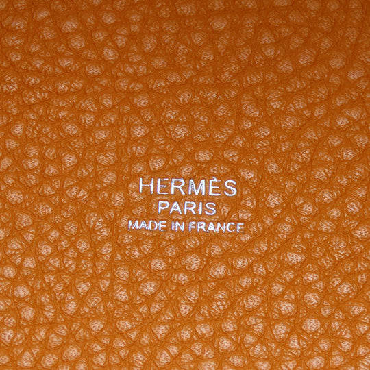 HERMES Handbag Taurillon Clemence Rouge grena Picotin Rock 18 PM Women Used Authentic